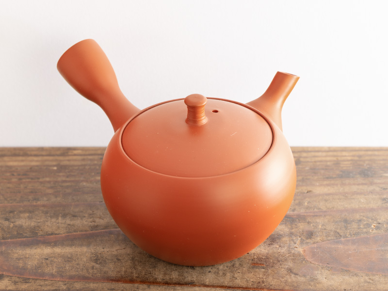 Tokoname-yaki shudei Kyûsu teapot by Hokuryû, 180ml Tokoname-yaki shudei Kyûsu teapot by Hokuryû, 180ml