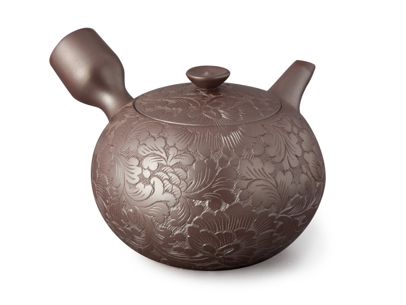 Banko-yaki kyûsu teapot by Suigetsu the second, 250 ml Banko-yaki kyûsu teapot by Suigetsu the second, 250 ml