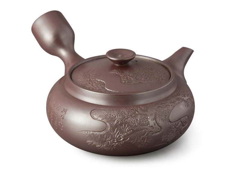 Banko-yaki kyûsu teapot by Suigetsu the second, 160ml Banko-yaki kyûsu teapot by Suigetsu the second, 160ml