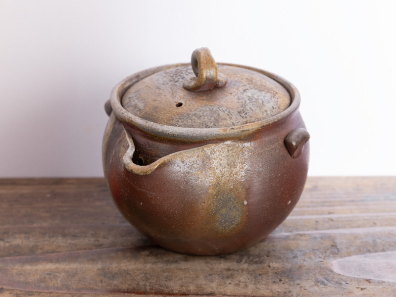 Hôhin Bizen-Yaki teapot by Nobuhara Katsushi 160 ml Hôhin Bizen-Yaki teapot by Nobuhara Katsushi 160 ml