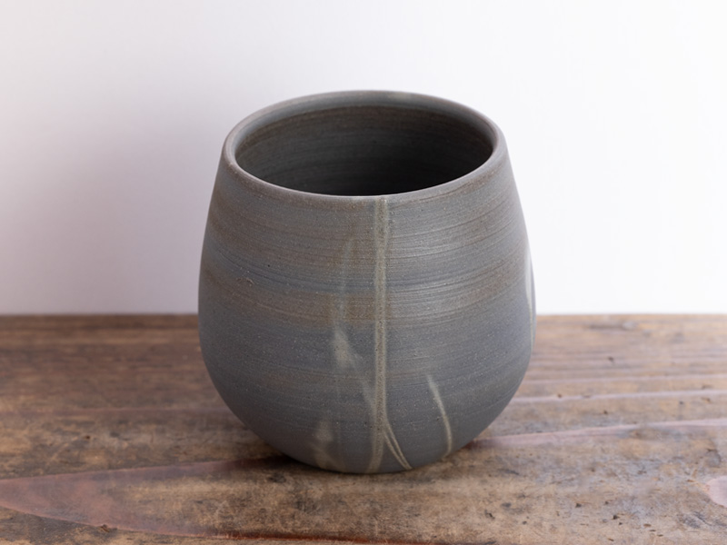 Bizen-yaki cup ao-bizen by Nobuhara Katsushi 160 ml Bizen-yaki cup ao-bizen by Nobuhara Katsushi 160 ml