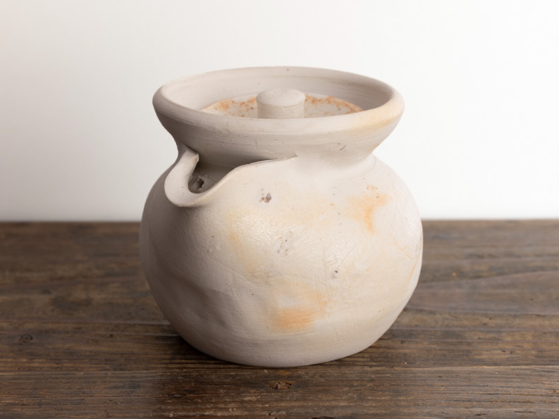 Bizen-yaki hohin teapot by Fujiwara Akira 150 ml Bizen-yaki hohin teapot by Fujiwara Akira 150 ml