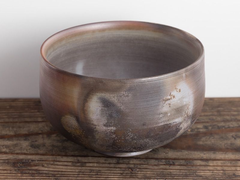 Bizen-Yaki matcha bowl by Nobuhara Katsushi Bizen-Yaki matcha bowl by Nobuhara Katsushi