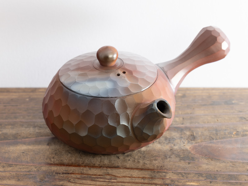 Banko-yaki kyusu teapot yôhen "daimond cut" by Iroku 160 ml