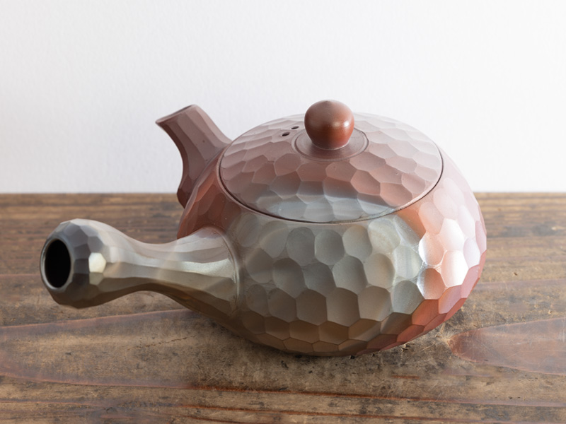 Banko-yaki kyusu teapot yôhen "daimond cut" by Iroku 160 ml