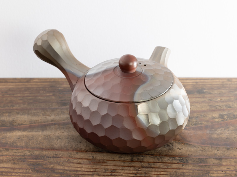 Banko-yaki kyusu teapot yôhen "daimond cut" by Iroku 160 ml