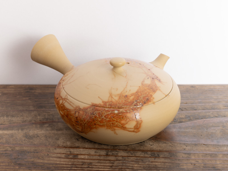 Tokoname-yaki kyûsu teapot by Mizuno Hiroyuki 190 ml Tokoname-yaki kyûsu teapot by Mizuno Hiroyuki 190 ml