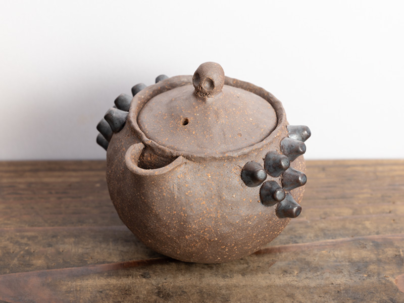 Banko-yaki “Tebineri” hôhin teapot by Hara Taisuke 120 ml Banko-yaki “Tebineri” hôhin teapot by Hara Taisuke 120 ml