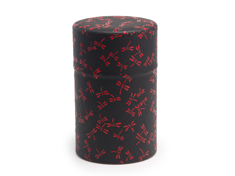 Tea caddy, “inden” dragonflies, 150 g (5 oz) Tea caddy, “inden” dragonflies, 150 g (5 oz)