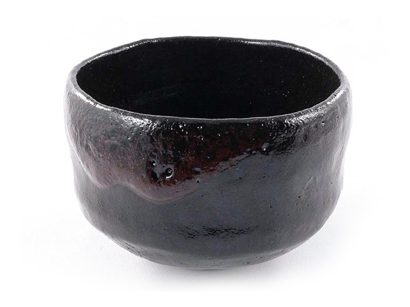 Black Raku-yaki style matcha bowl Black Raku-yaki style matcha bowl