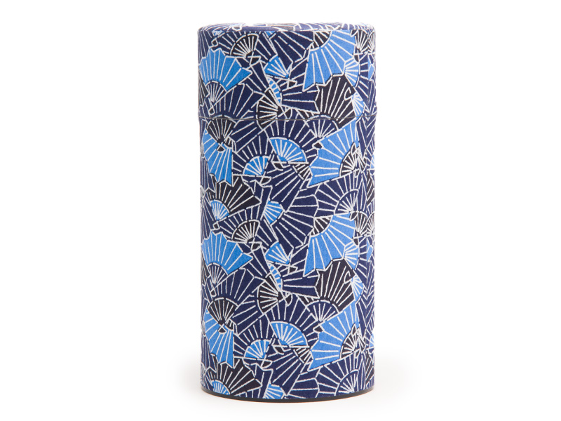 Tea caddy, fans, 200g / 7oz Tea caddy, fans, 200g / 7oz