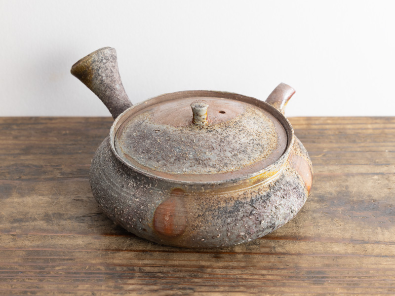 Bizen-yaki kyûsu teapot "yôhen" by Kobashi Masaaki, 120 ml Bizen-yaki kyûsu teapot "yôhen" by Kobashi Masaaki, 120 ml