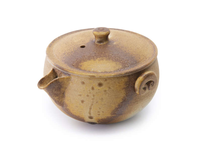 Banko-yaki Hôhin teapot, "yôhen", by Yamamoto Hiromi 110ml Banko-yaki Hôhin teapot, "yôhen", by Yamamoto Hiromi 110ml